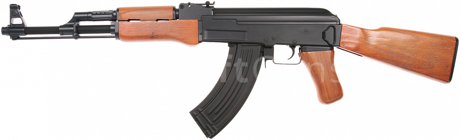 AK-47, pravé drevo, kov, Cyma, CM.042