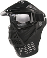 Ochranná maska veľká so zorníkom, čierna, ACM