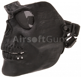 Ochranná maska SKULL, malá, čierna, ACM