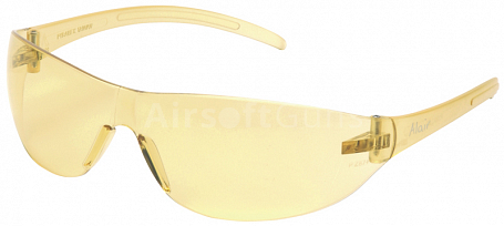 Ochranné okuliare, žlté, ASG
