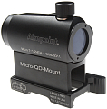 Kolimátor Aimpoint Micro T-1, vysoká montáž QD, ACM
