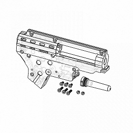 CNC 8 mm mechabox v. 2, QSC, skelet, Retro ARMS