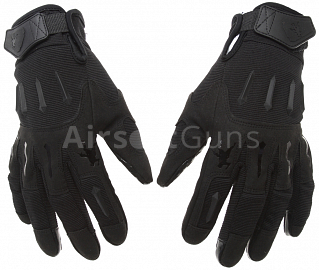 Taktické rukavice IRONSIGHT, čierne, M, ACM