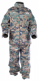 Kompletní detská US ACU uniforma, digital woodland, 130 cm, ACM