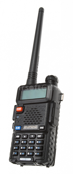 PMR, UHF, VHF vysielačka UV5R, LCD displej, handsfree, Baofeng