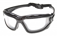 Taktické okuliare s dvojitým zorníkom, číre, ASG