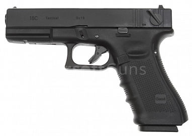Glock 18C, rám gen. 4, Black, GBB, WE