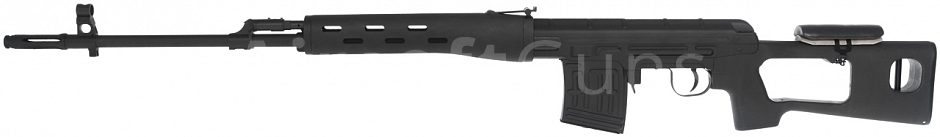 Dragunov SVD, manuálna, Black, Koer, 555-A