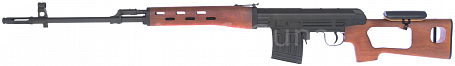 Dragunov SVD, manuálna, Wood, Koer, 555-B