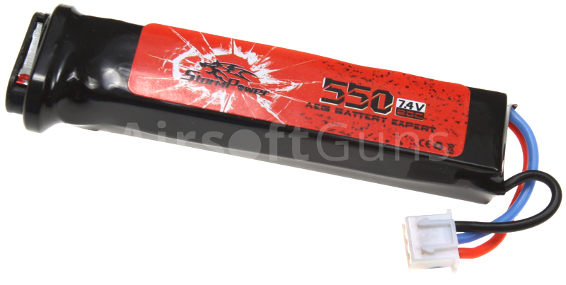 Batéria AEP Li-Pol 7,4V, 550 mAh, 20C, StormPower