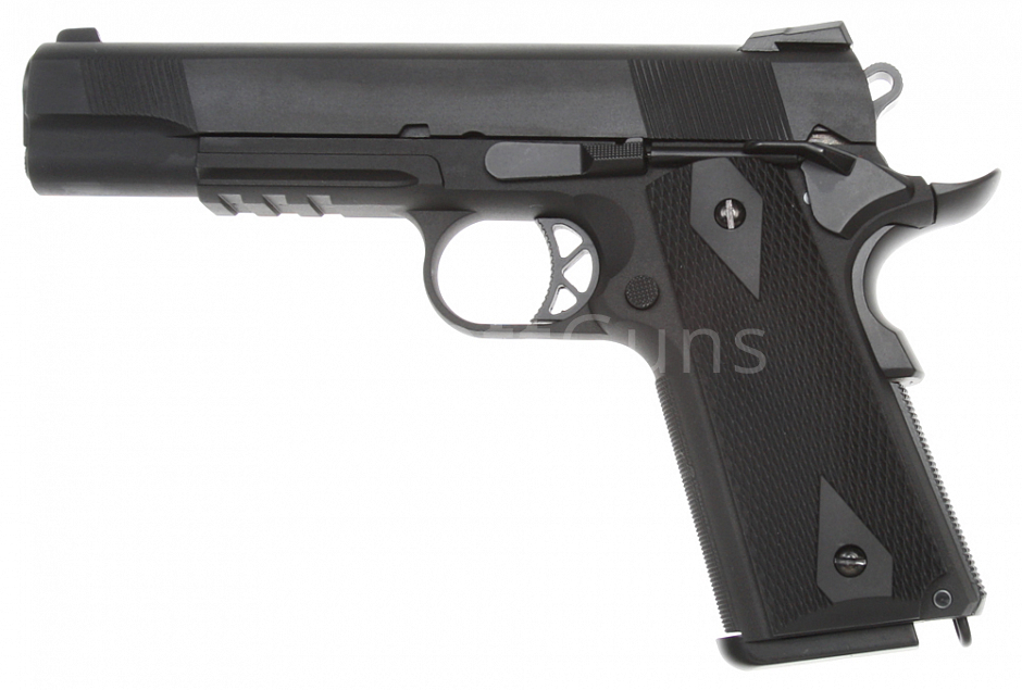 Colt M1911, Black, RIS, GBB, WE