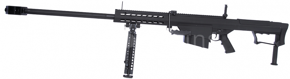Barrett M107, úsťová brzda M82, Black, nožičky, Snow Wolf, SW-013B