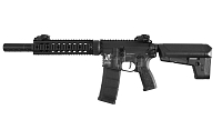 M4 AR15 SilentOps 9", plast, Charlie, čierna, Delta Armory, C06