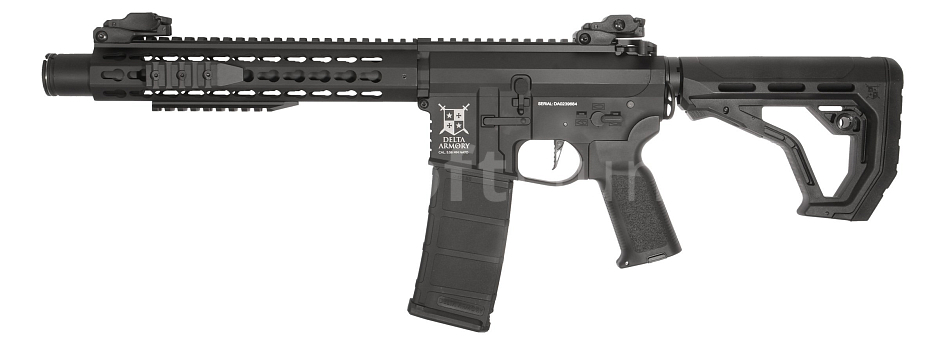 M4 AR15 KeyMod 10", kov, Alpha, Eagle, čierna, Delta Armory, A06-EGL