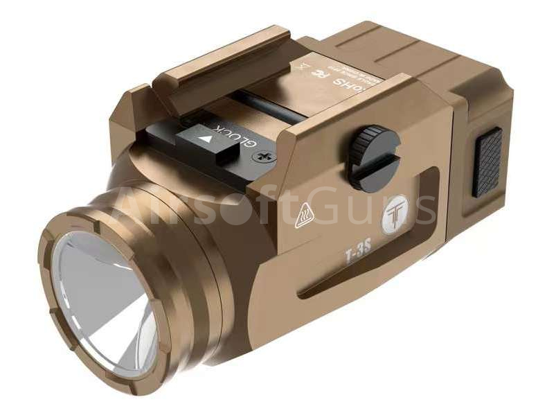 Taktické svietidlo T-3S Mini, 600 lm, tan, T-Eagle