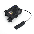 Box AN/PEQ 15, LED svietidlo, laser, čierny, WADSN