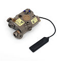 Box AN/PEQ 15, LED svietidlo, laser, tan, WADSN