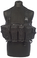 Chest Rig Tactical, čierny, ACM