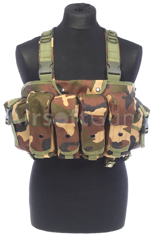 Chest Rig Tactical, woodland, ACM