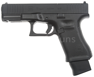 Glock 19 Gen 5 FS MOS, Black, GBB, CO2, Umarex