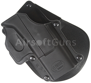 Pištoľové púzdro kydexové Fobus, Glock, čierne, ACM