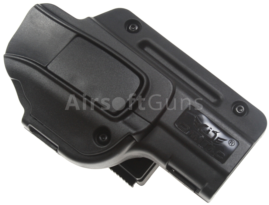 Pištoľové púzdro OMITAC IPSC, Glock, čierne, ACM