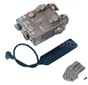 Box PEQ DBAL-A2, LED svietidlo, zelený laser, TAN, WADSN