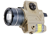 Taktická svietidlo SOTAC TLR-4 LED, červený laser, TAN, T-Eagle