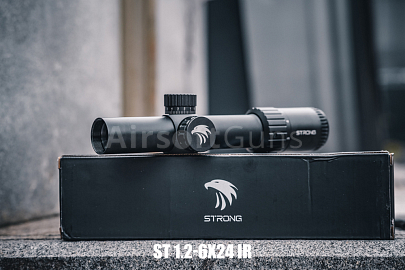 Puškohľad STRONG 1,2-6X24IR, podsvietenie, čierny, T-Eagle