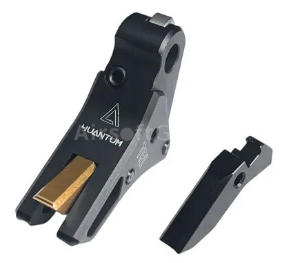 CNC custom plochá spúšť pre Glock GBB, 4UANTUM, 4UAD