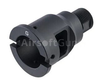 CNC adaptér vonkajšej hlavne pre GHK M4/AR15 GBBR, Maple Leaf