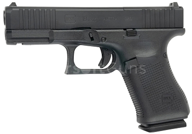 Glock 19 Gen 5 FS MOS, oceľový CNC záver, čierny, GBB, Umarex