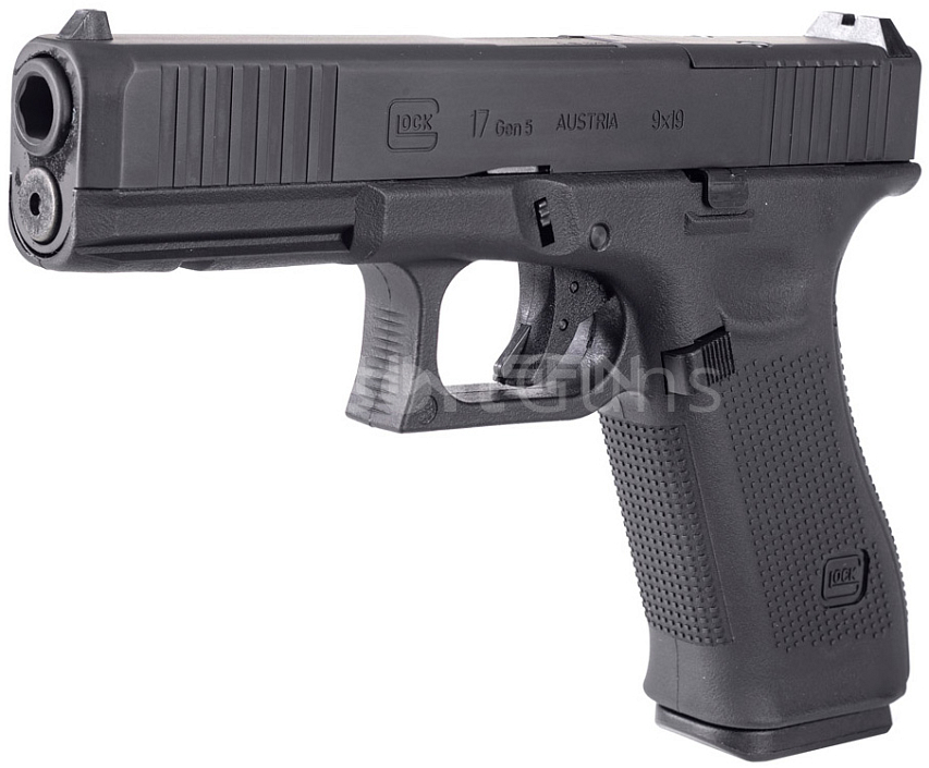 GHK Glock 17 Gen 5 MOS V2, čierny, GBB, Umarex