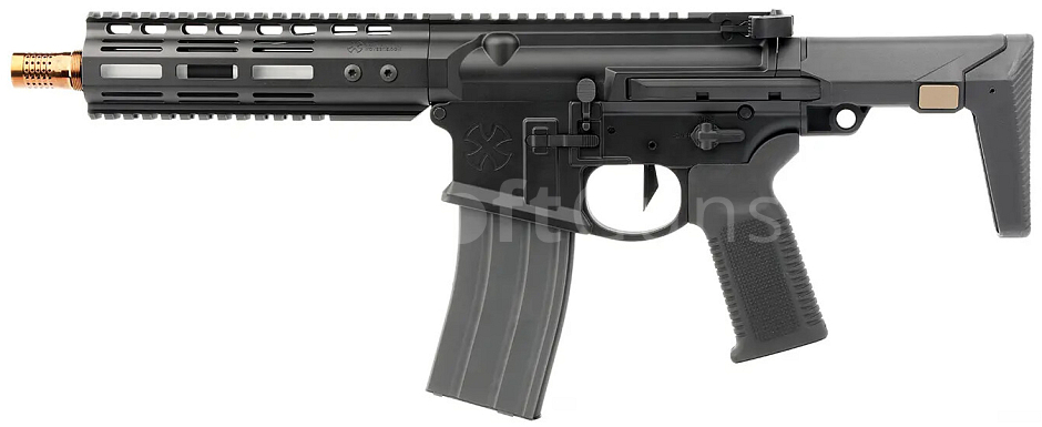 Noveske N4 Ghetto Blaster NHR-7, 7,94 Inch, Gen 3, GBBR, čierna, Double Eagle