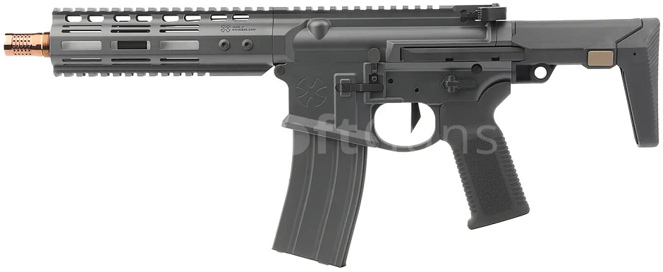 Noveske N4 Ghetto Blaster NHR-7, 7,94 Inch, Gen 3, GBBR, šedá, Double Eagle