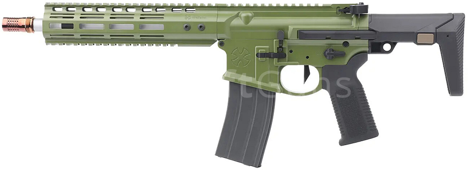 Noveske N4 Ghetto Blaster NHR-9, 10,5 Inch, Gen 3, GBBR, Bazooka Green, Double Eagle